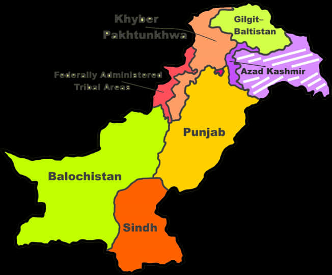 Pakistan Administrative Divisions Map