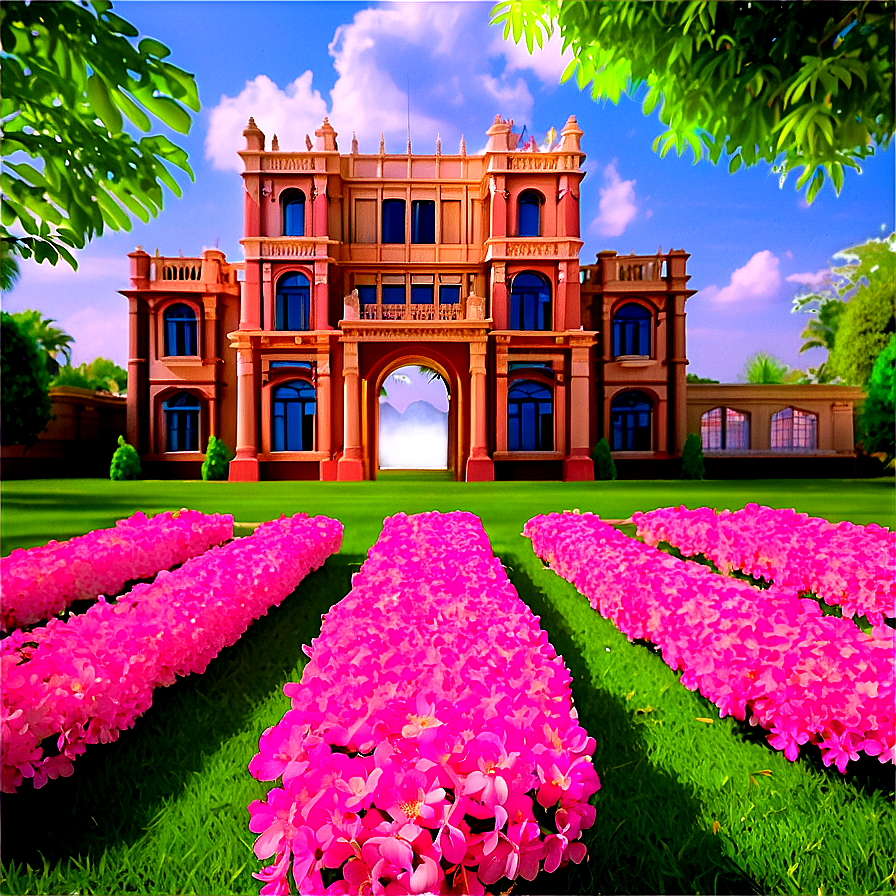 Palace In Spring Bloom Png Sls