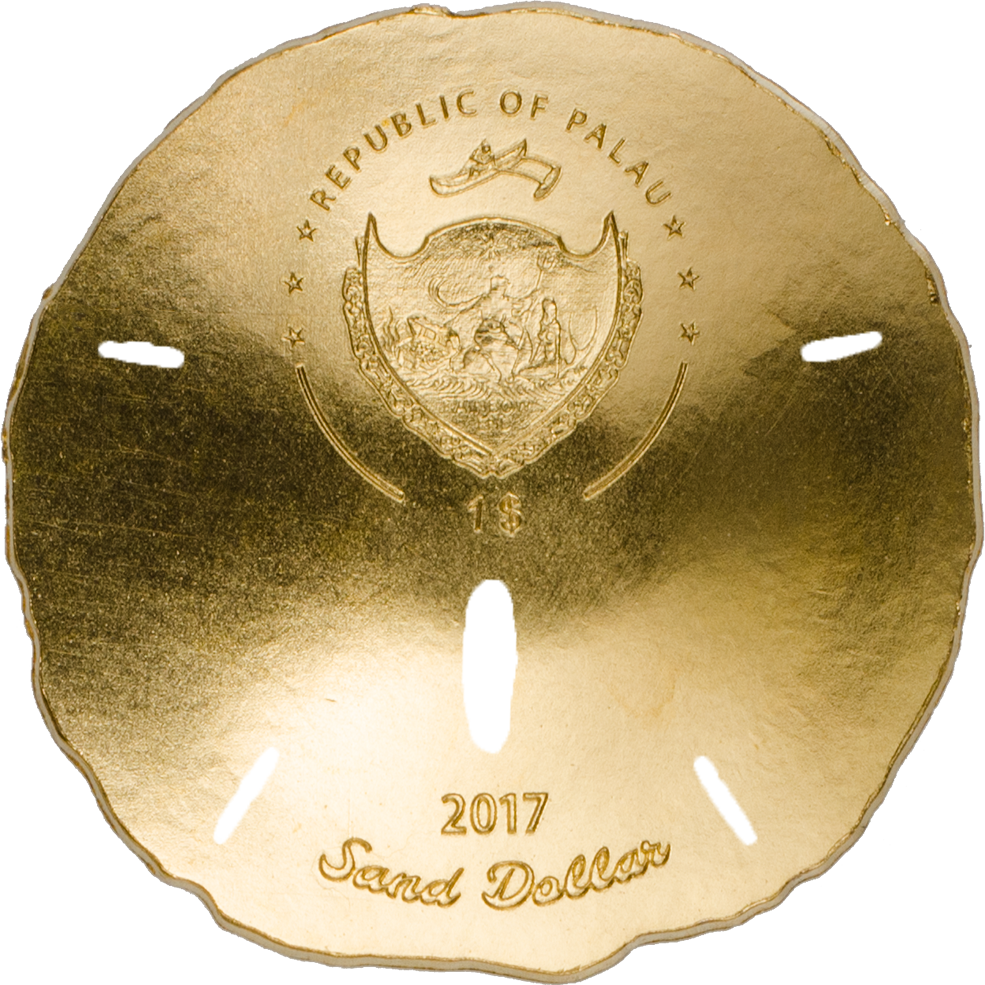 Palau2017 Sand Dollar Coin