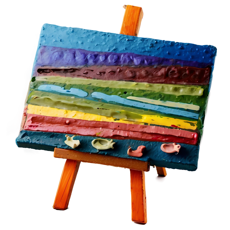 Palette And Easel Png 06212024