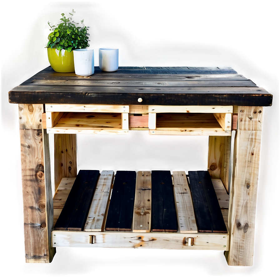 Pallet Kitchen Island Png 30