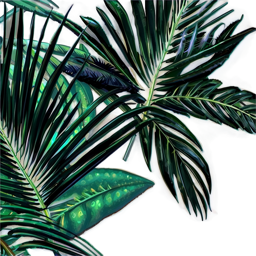 Palm Leaves Background Png Lct61