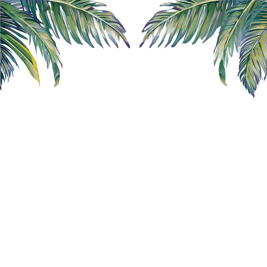 Palm Leaves Border Png 71