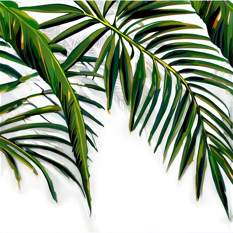 Palm Leaves Pattern Png 05252024