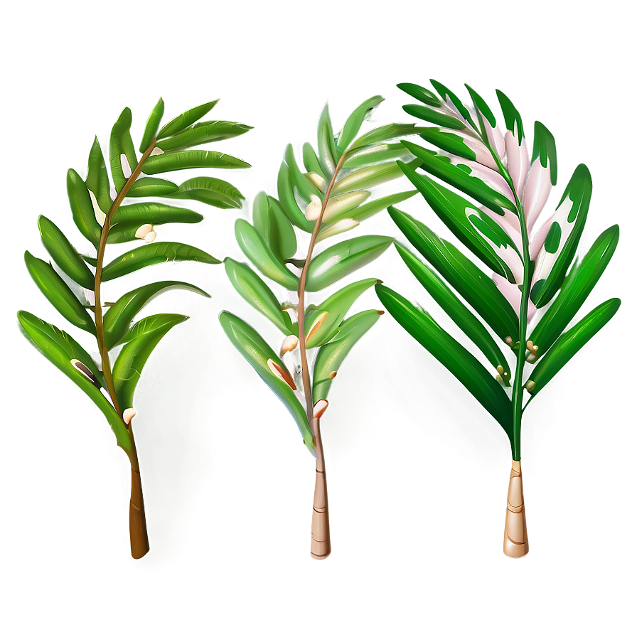 Palm Leaves Pattern Png Fue68