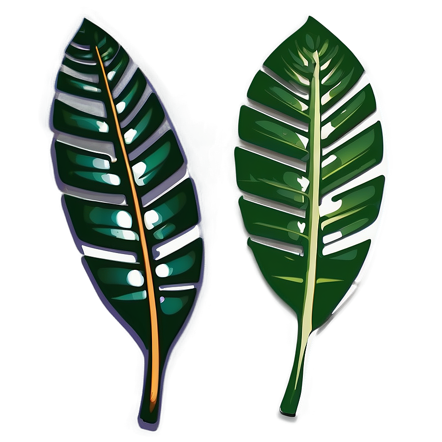 Palm Leaves Vector Png Rxh