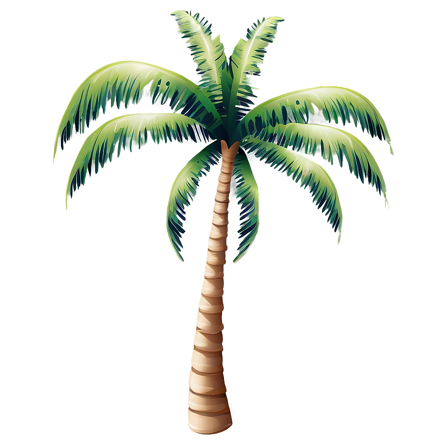 Palm Tree Illustration Png Wnr