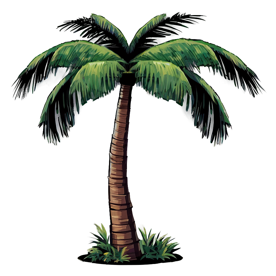 Palm Tree Shadow Png 04292024