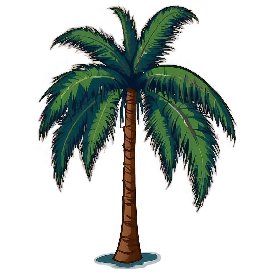 Palm Tree Silhouette Clipart Png 06262024