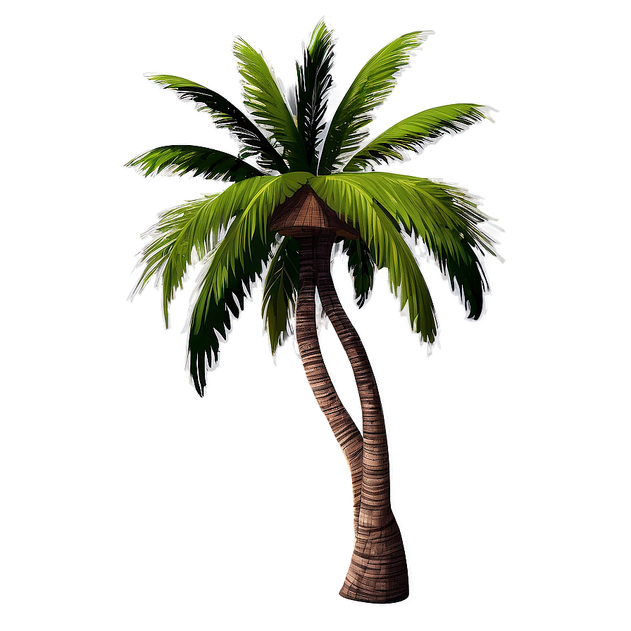 Palm Trees With Coconuts Png Unl8