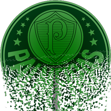 Palmeiras Logo Digital Decay