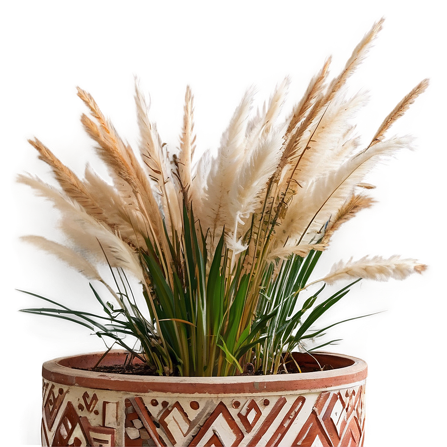 Pampas In Pot Png 81