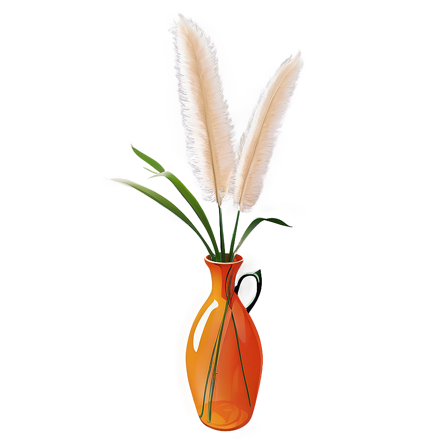 Pampas In Vase Png Vbm50