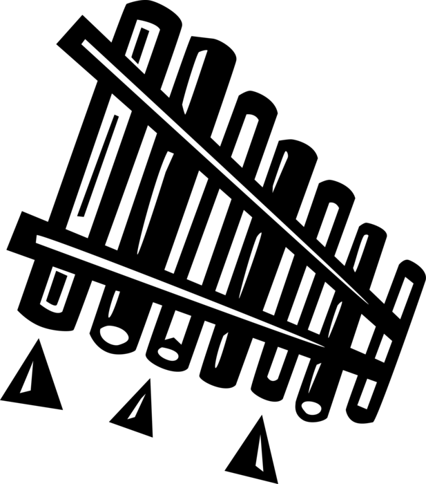 Pan Flute Icon Graphic