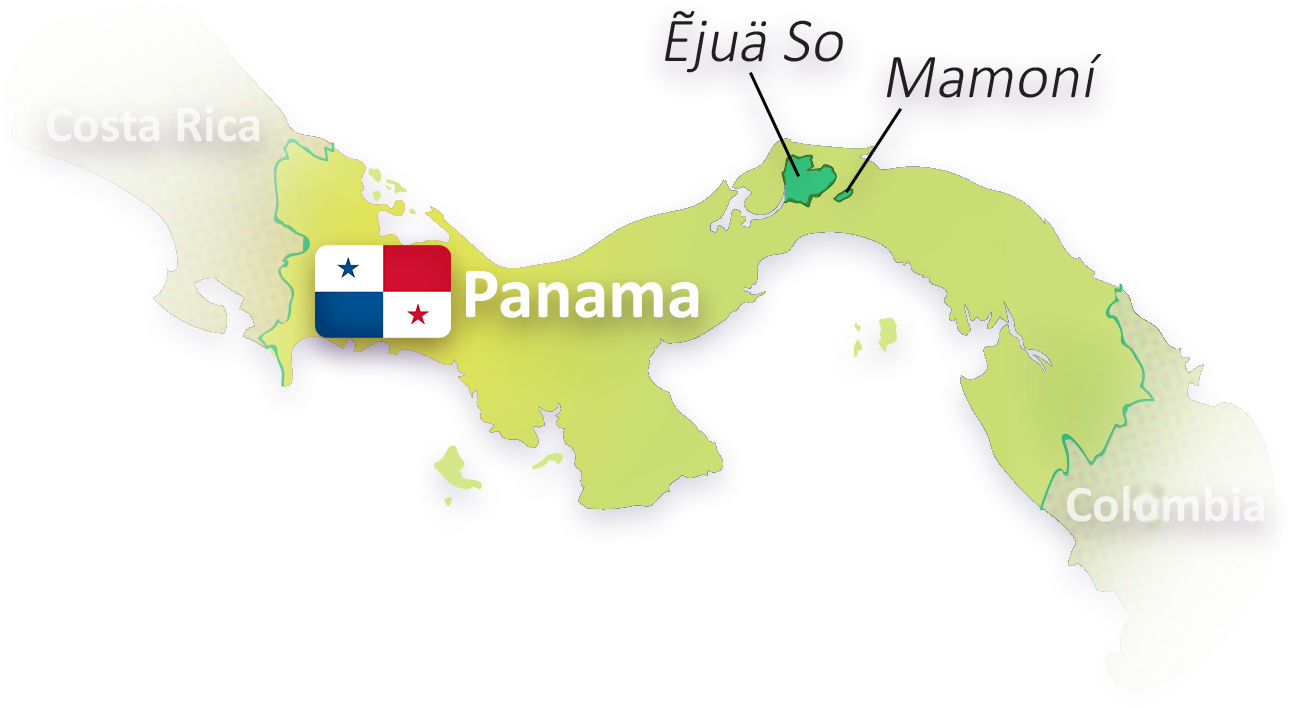 Panama Map Illustration
