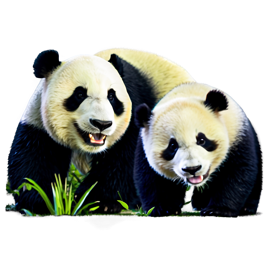 Panda Family Image Png 29