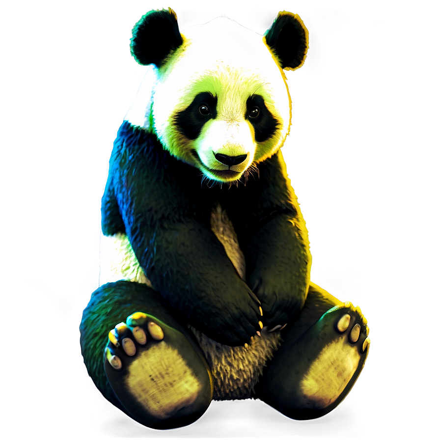 Panda With Glasses Png Vju