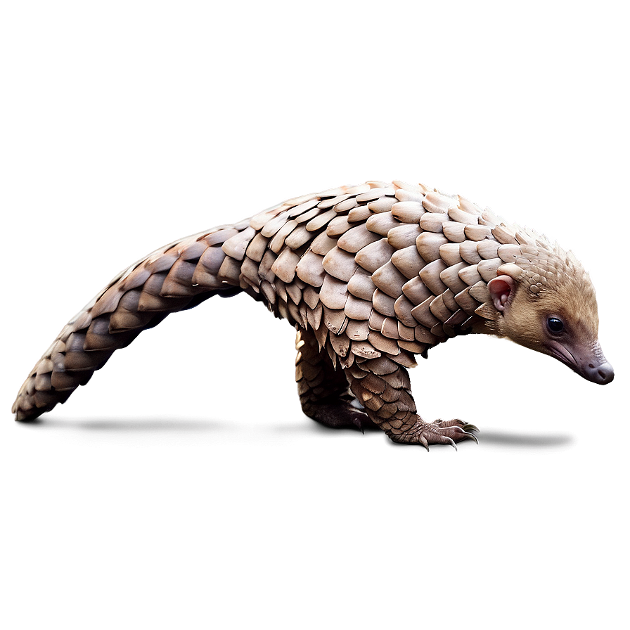 Pangolin In Dynamic Pose Png Jje84