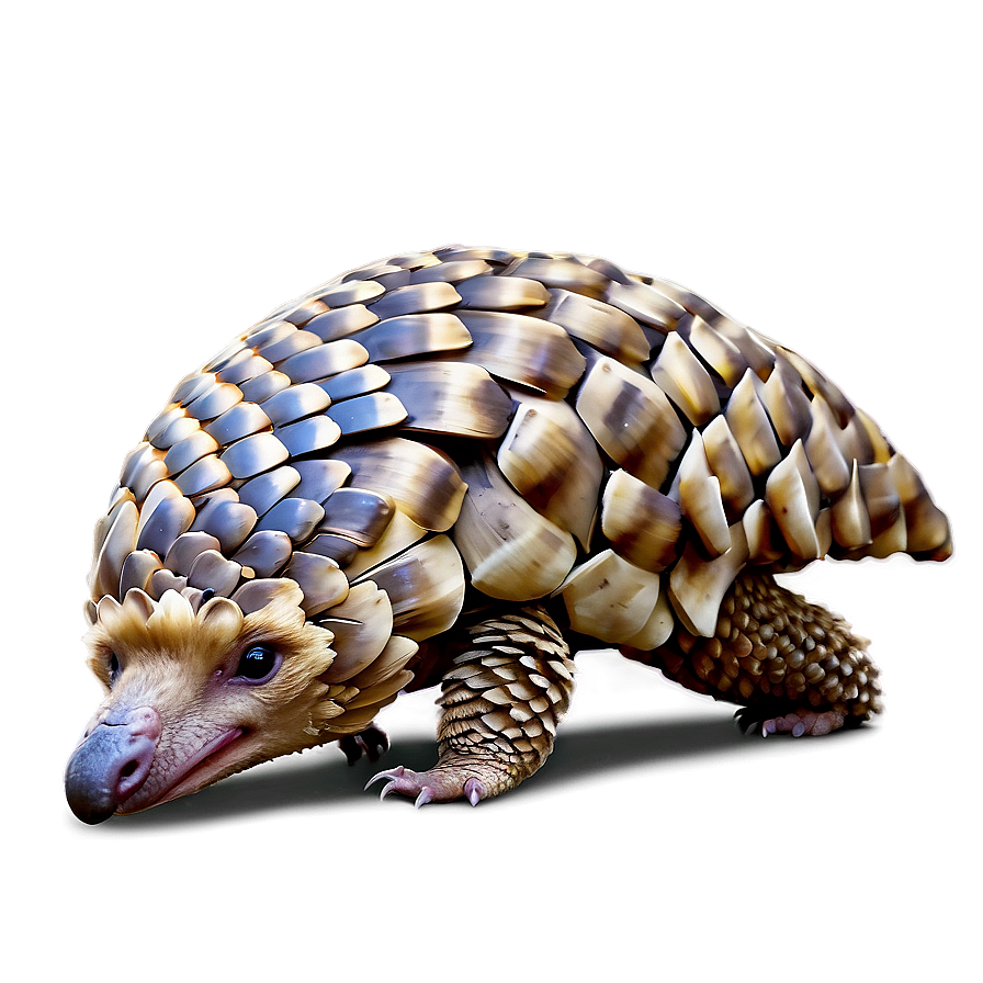 Pangolin Rolling Up Defense Png 17