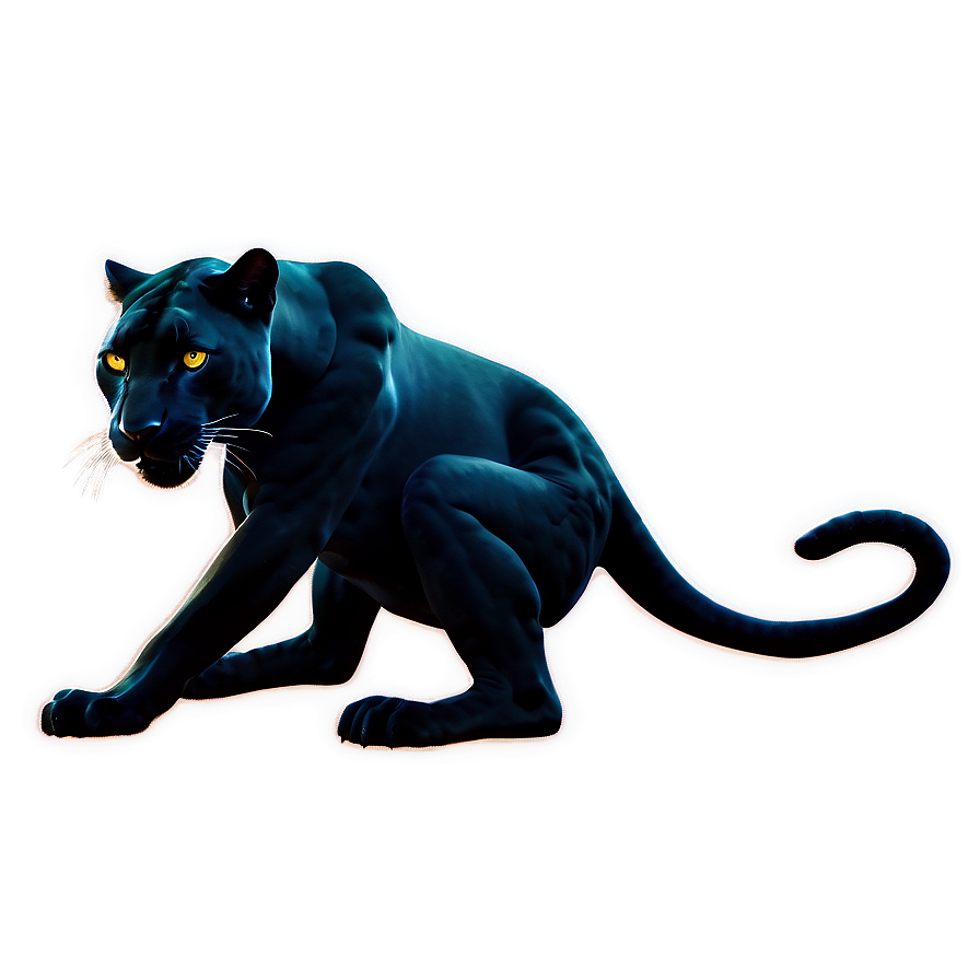 Panther At Night Png Yto15