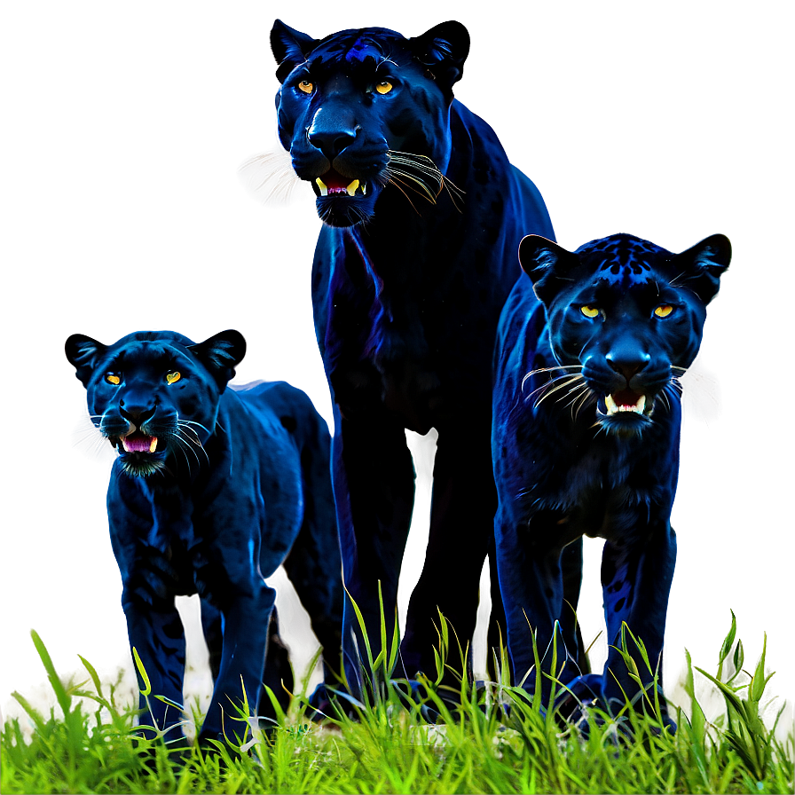 Panther Family Png 05242024