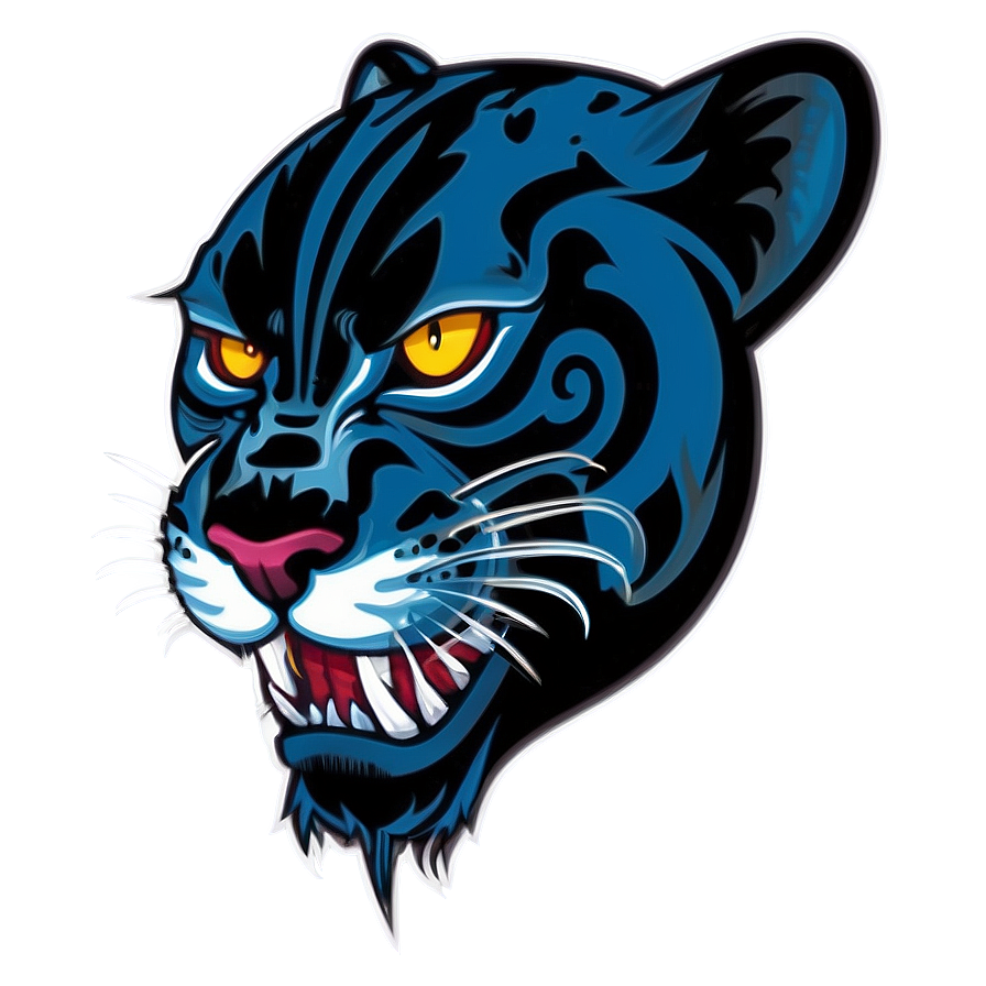 Panthers Tribal Emblem Png Kxu61