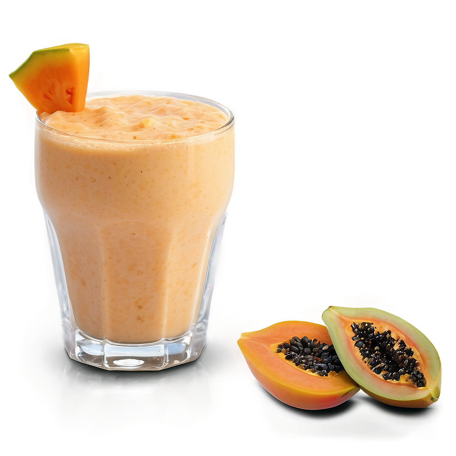 Papaya Digestive Smoothie Png 05212024