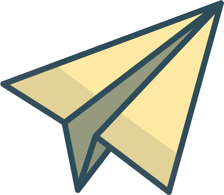 Paper Airplane Graphic