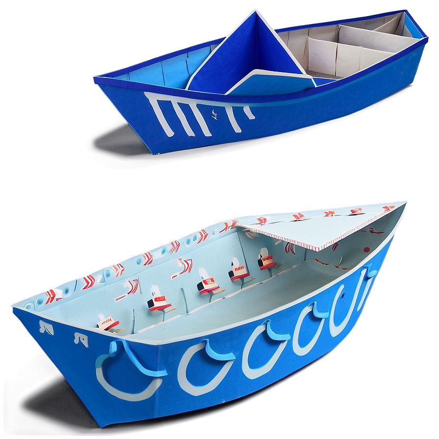 Paper Boat Navigation Png 06282024