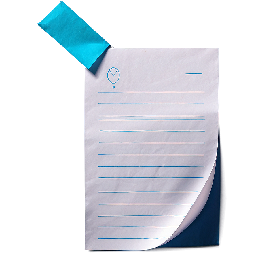 Paper Note With Checkmark Png 99