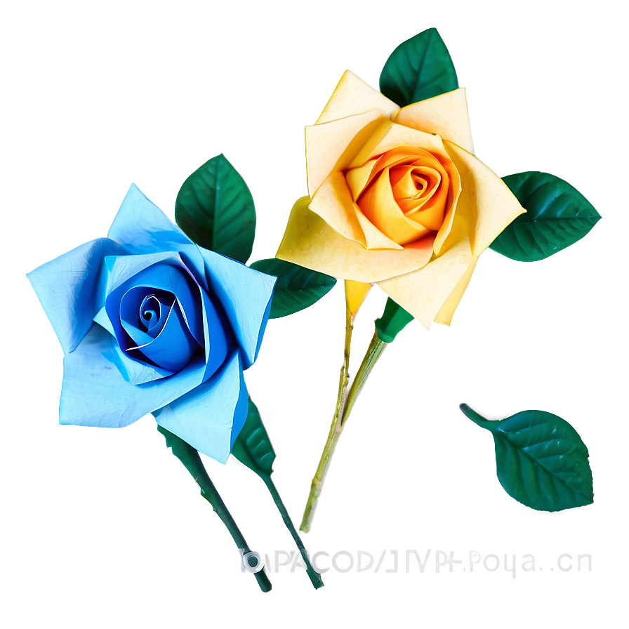 Paper Roses Diy Png 05042024