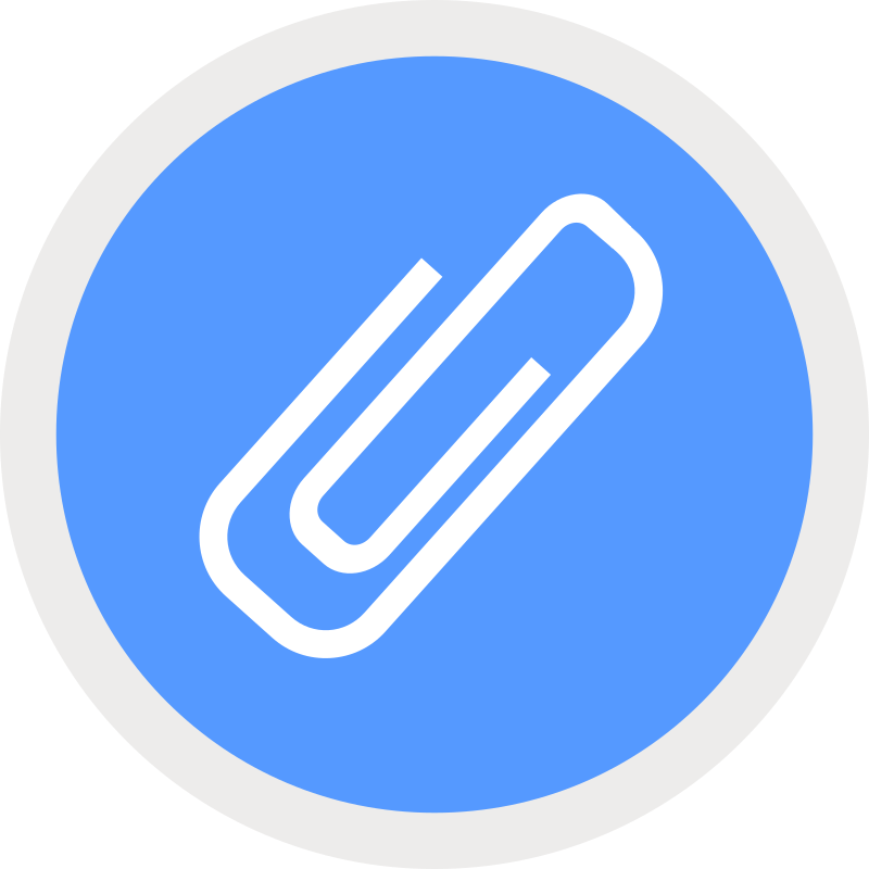 Paperclip Icon Graphic