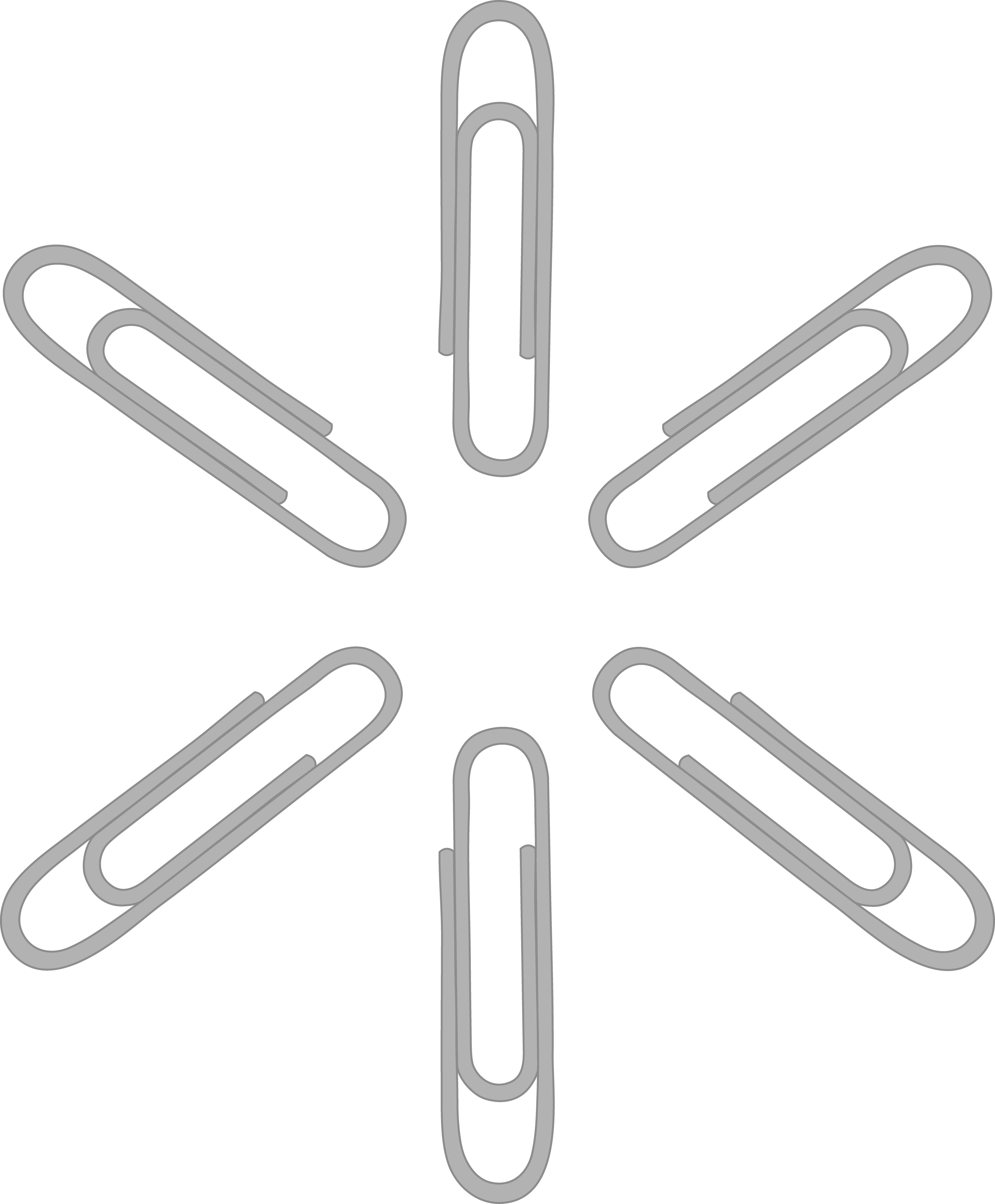 Paperclip Pattern Graphic