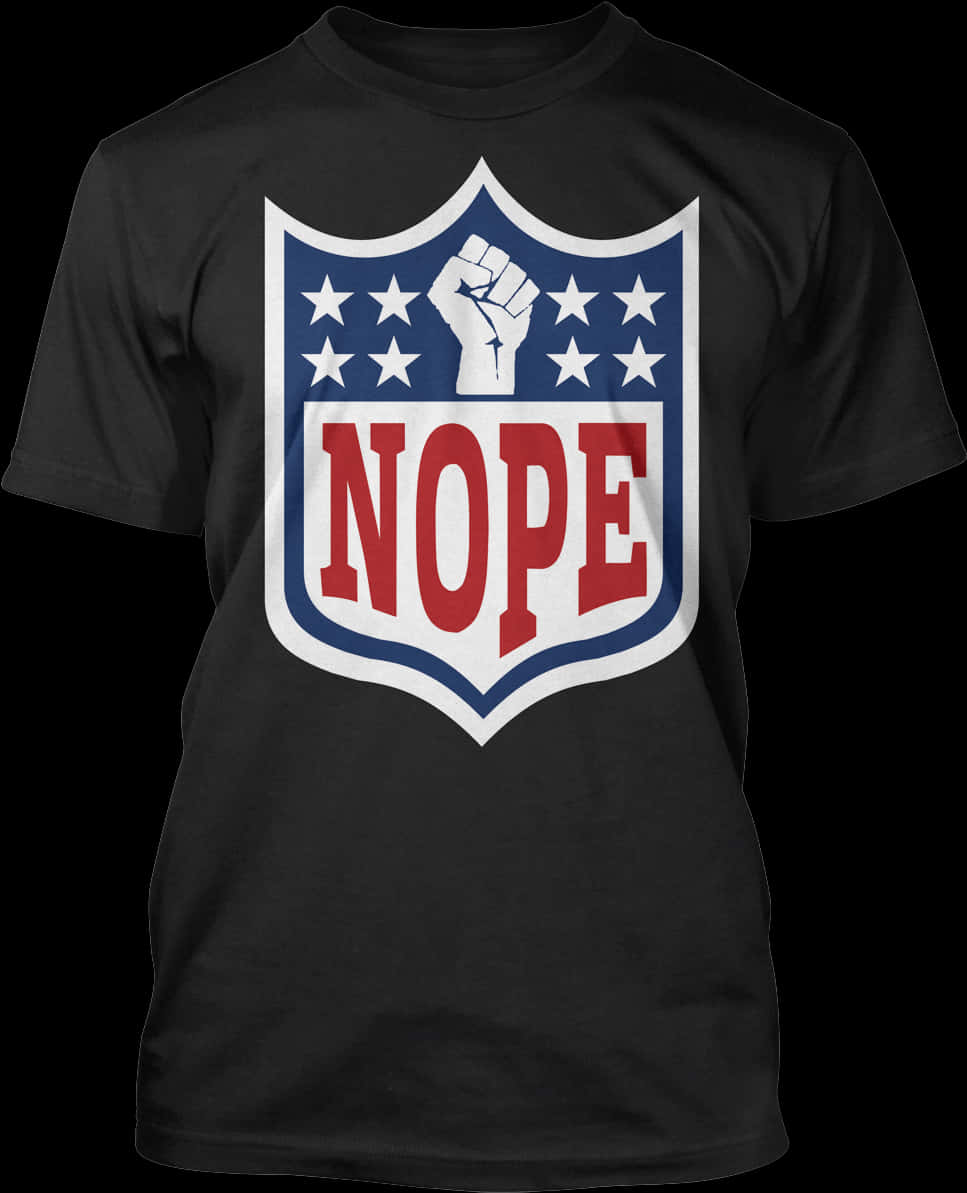 Parody N F L Logo Nope T Shirt