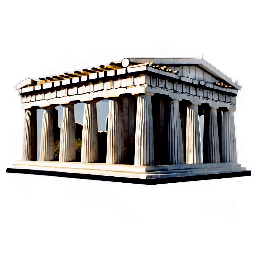 Parthenon Black And White Png 52