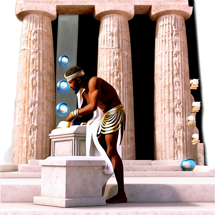 Parthenon Ceremony Scene Png Eae