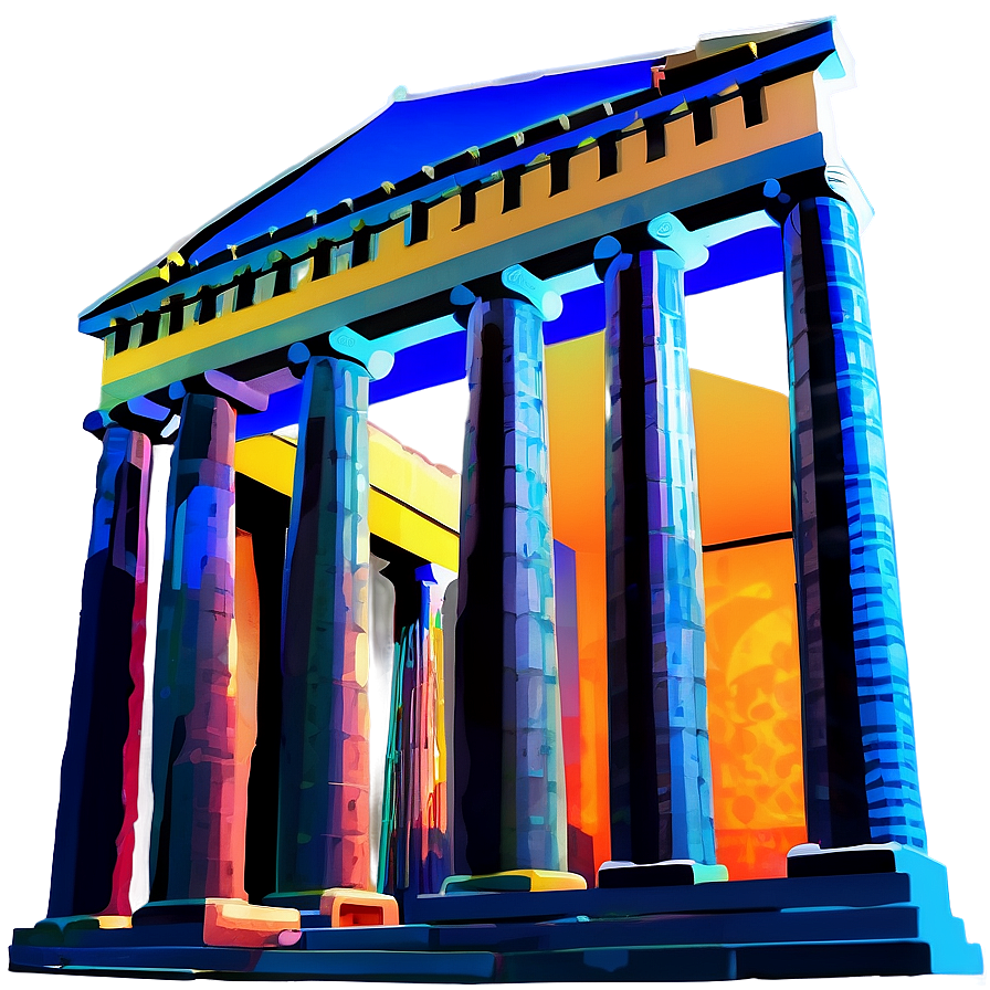 Parthenon In Daylight Png Msg74