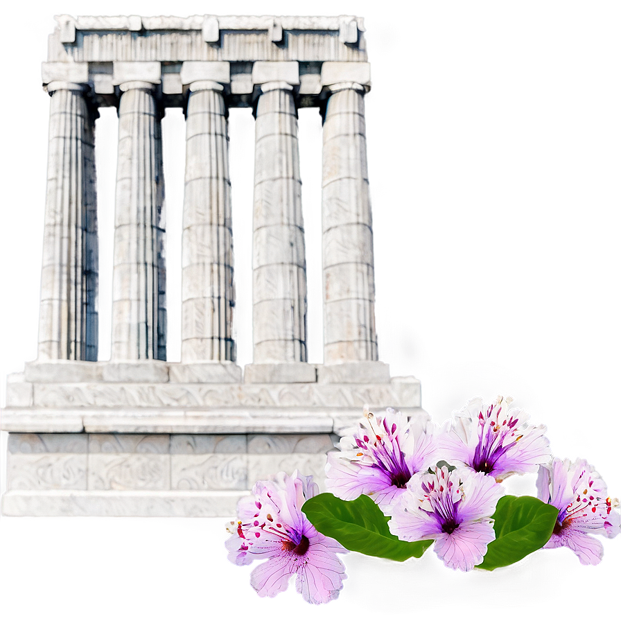 Parthenon In Spring Png 17