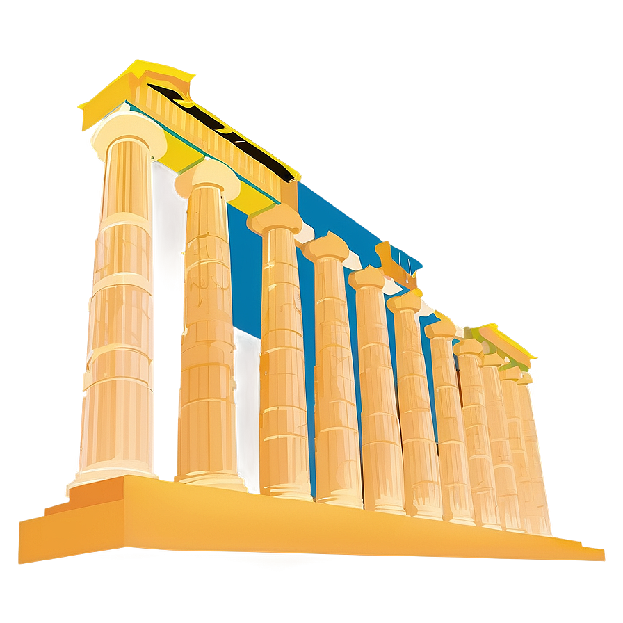 Parthenon Night View Png Fbt9