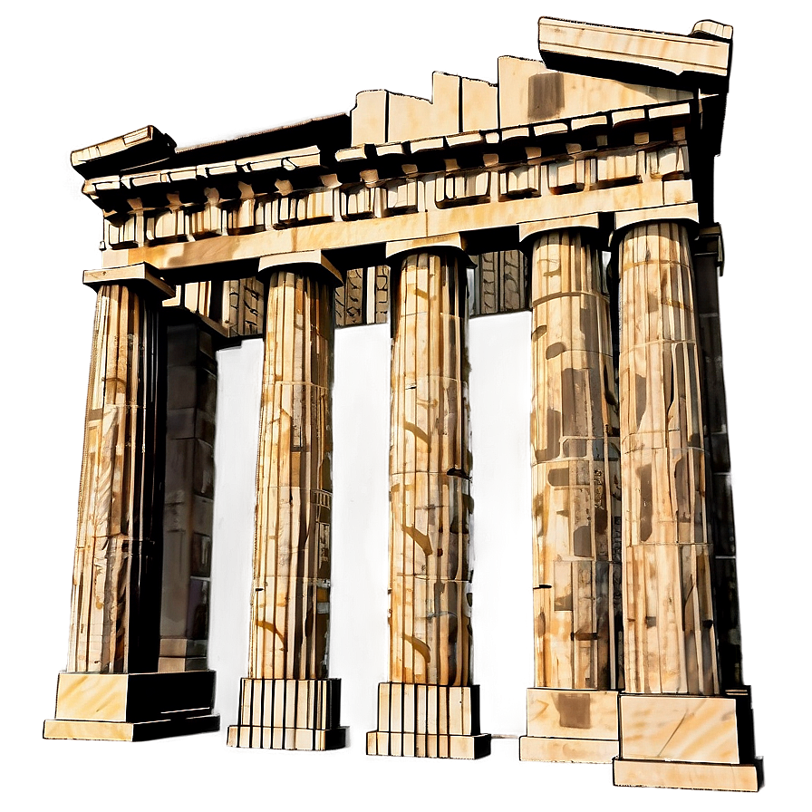 Parthenon Reconstruction Art Png 06252024