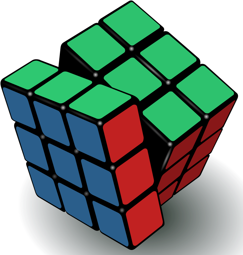 Partially Solved Rubiks Cube