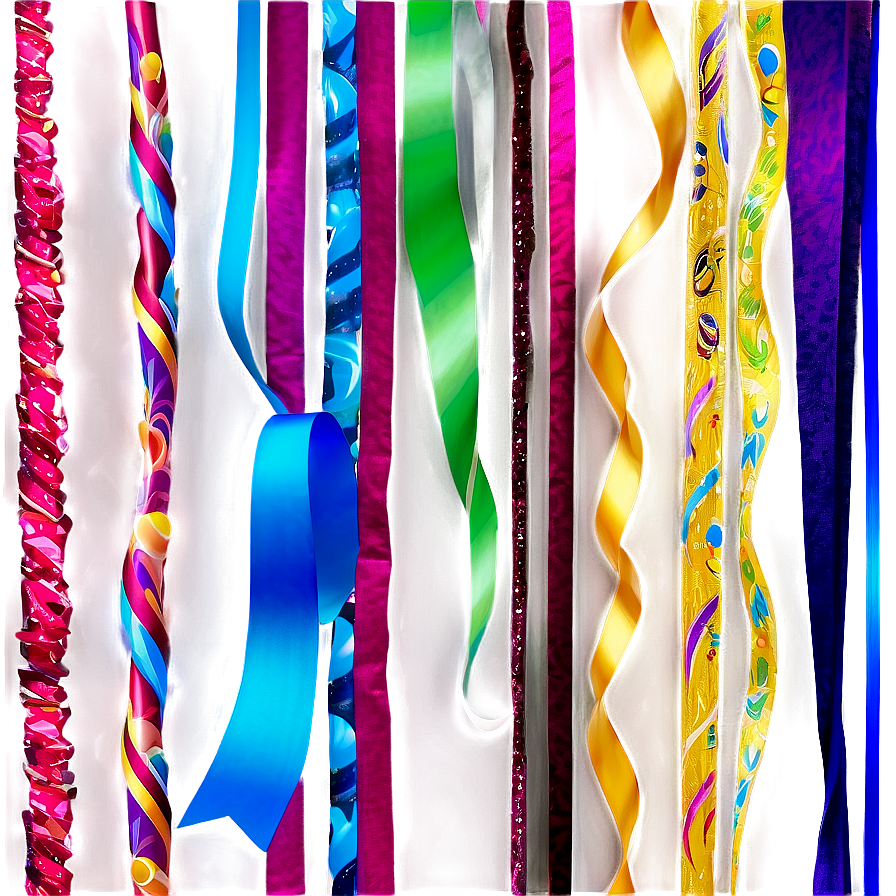 Party Background Streamers Png 22