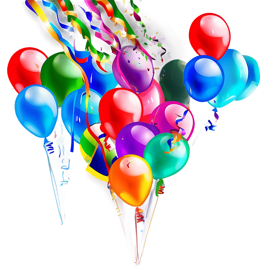 Party Balloons Png Anr96