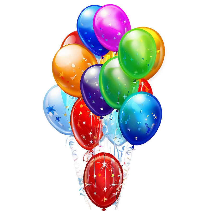 Party Balloons Png Juc