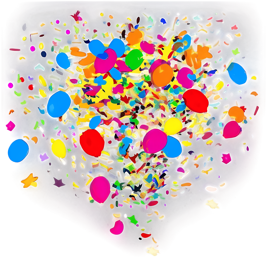 Party Confetti Png 64