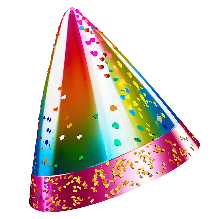 Party Hat With Confetti Png Ubt82