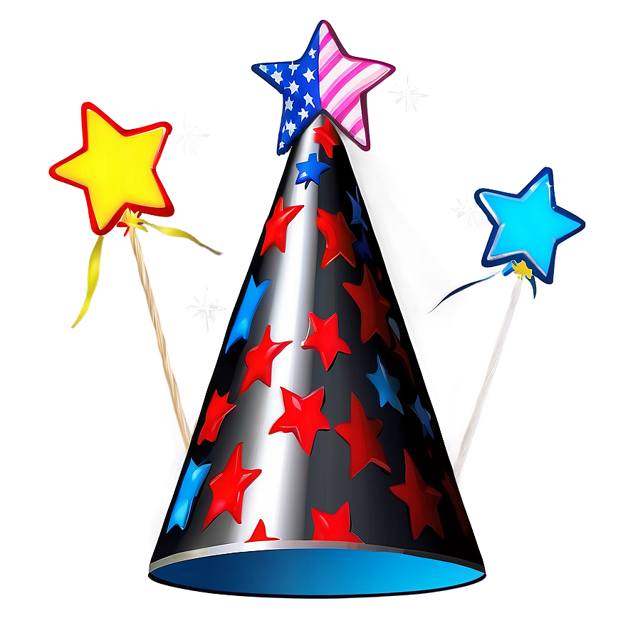 Party Hat With Stars Png Dcn