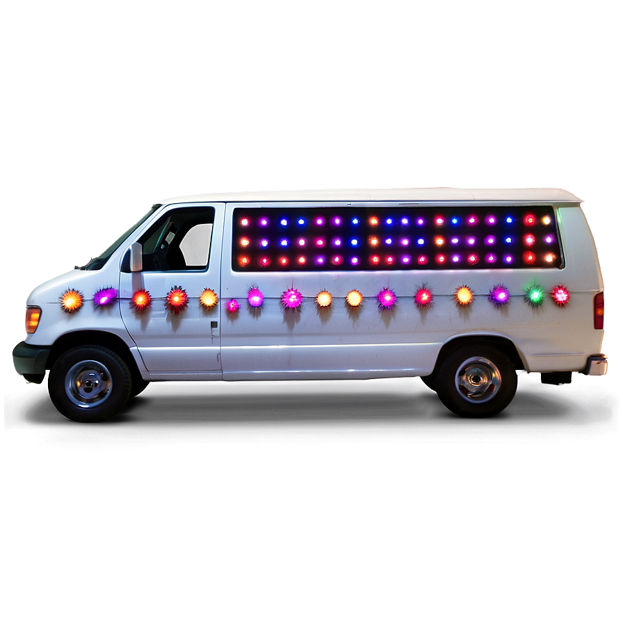 Party Van With Lights Png Lge60