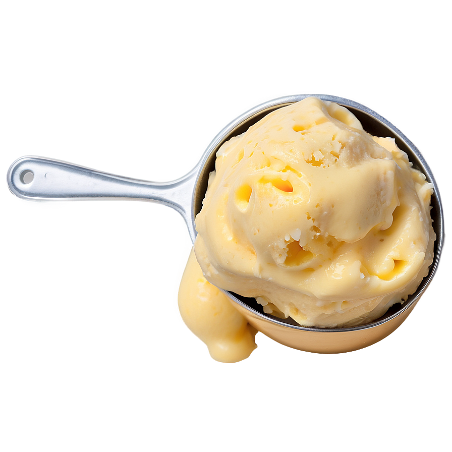 Passion Fruit Gelato Scoop Png 06252024