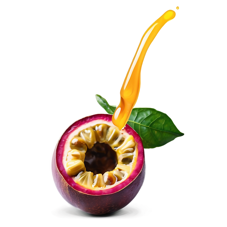 Passion Fruit Juice Drizzle Png Gic69